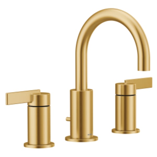 Moen Cia Brushed gold two-handle bathroom faucet