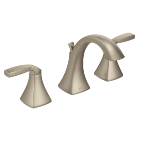 Moen Voss 8 in. Widespread 2-Handle High-Arc Bathroom Faucet Trim Kit in Brushed Nickel (Valve Sold Separately)