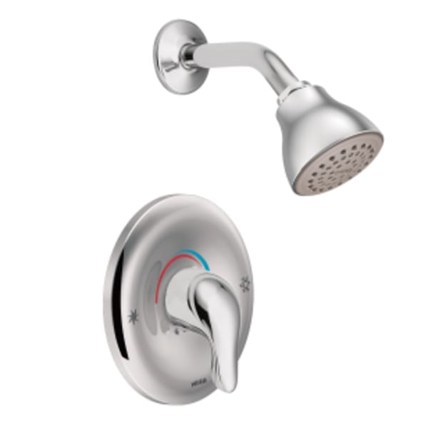 Moen Chateau Bulk Packed Posi-Temp 1-Handle Shower Faucet Trim Kit in Chrome