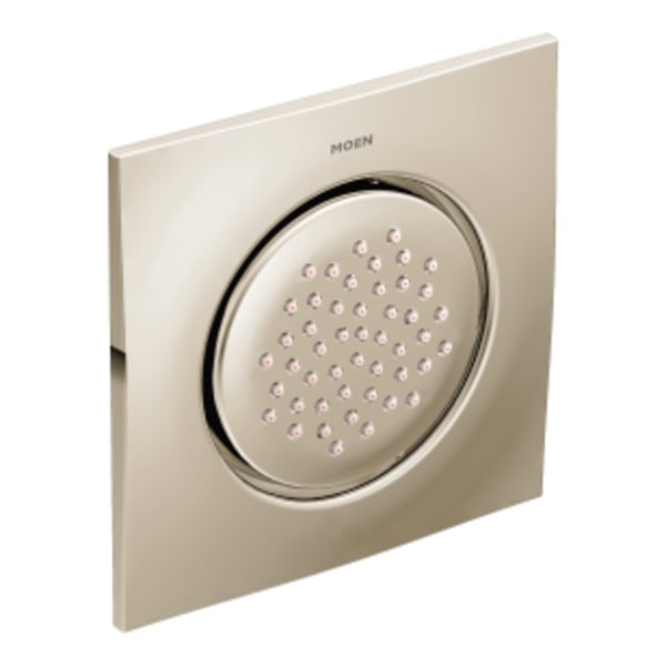 Moen Mosaic Square Body Spray Trim Kit in Nickel (Valve Sold Separately)