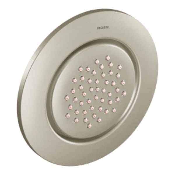 Moen Mosaic Round Body Spray in Brushed Nickel