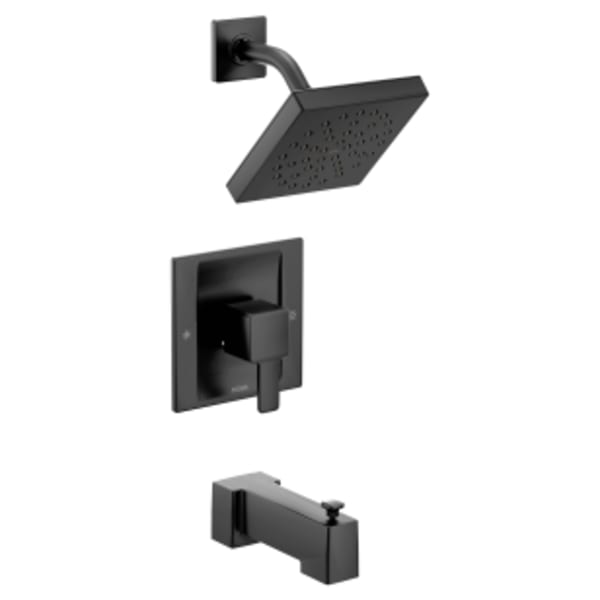 Moen 90 Degree Matte black Posi-Temp(R) tub/shower