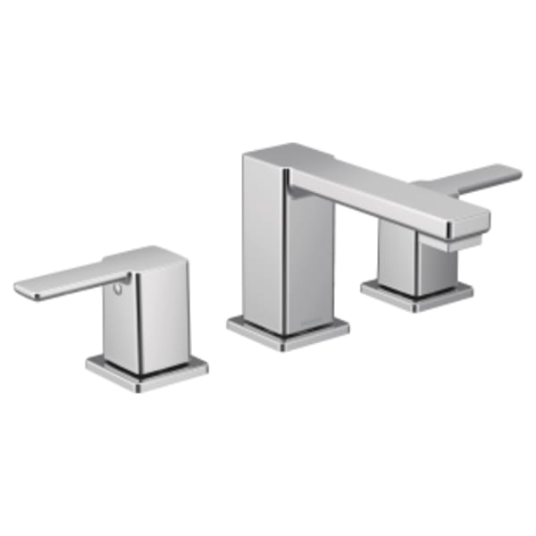 Moen 90 Degree Chrome two-handle bathroom faucet