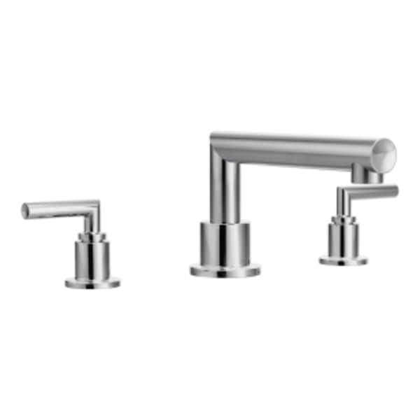 Moen Arris 2-Handle Deck-Mount High-Arc Roman Tub Faucet Trim Kit in Chrome (Valve Sold Separately)