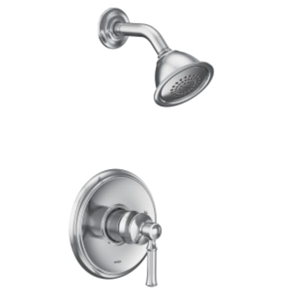 Moen Dartmoor M-CORE 2-Series Eco Performance 1-Handle Shower Trim Kit in Chrome (Valve Sold Separately)
