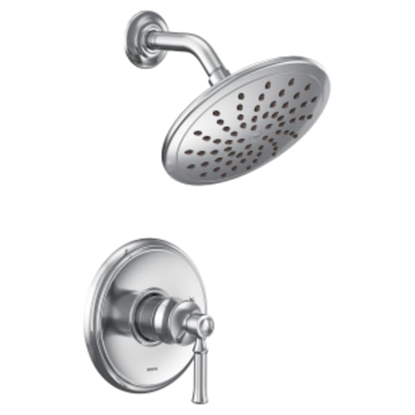 Moen Dartmoor M-CORE 2-Series Eco Performance 1-Handle Shower Trim Kit in Chrome (Valve Sold Separately)