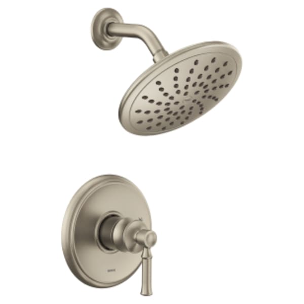 Moen Dartmoor M-CORE 2-Series Eco Performance 1-Handle Shower Trim Kit in Brushed Nickel (Valve Sold Separately)