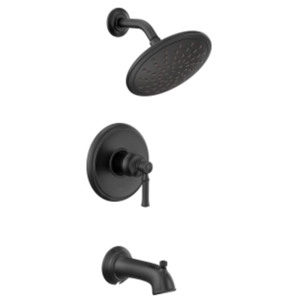 Moen Dartmoor Matte Black M-CORE 2-Series RS Tub/Shower BL