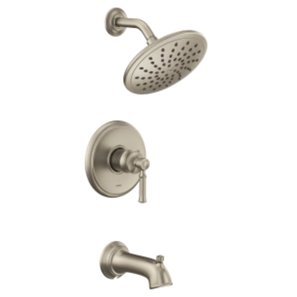 Moen Dartmoor M-CORE 2-Series Eco Performance 1-Handle Tub and Shower Trim Kit in Brushed Nickel (Valve Sold Separately)