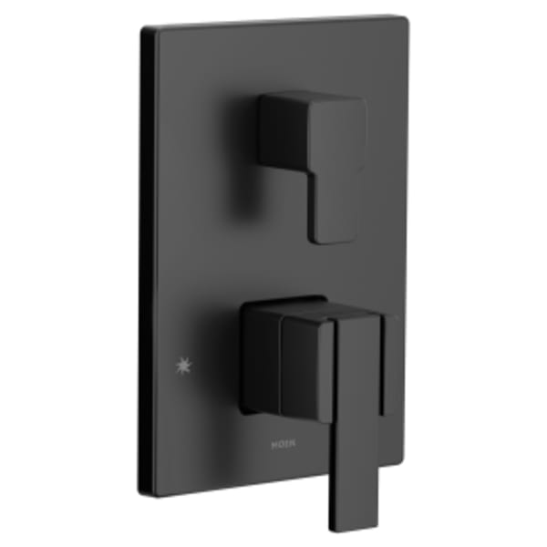 Moen 90 Degree Matte black M-CORE with transfer M-CORE transfer valve trim