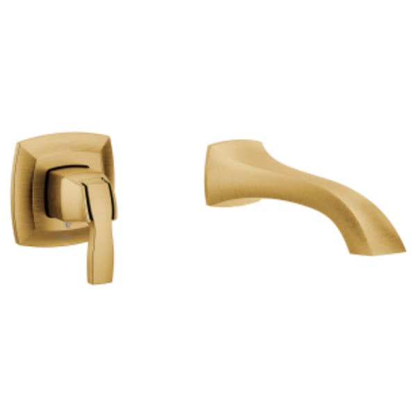 Moen Voss Brushed gold one-handle tub filler