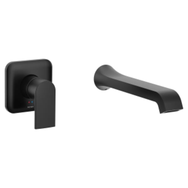 Moen Genta LX Matte black one-handle tub filler