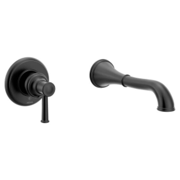 Moen Belfield Matte black one-handle tub filler