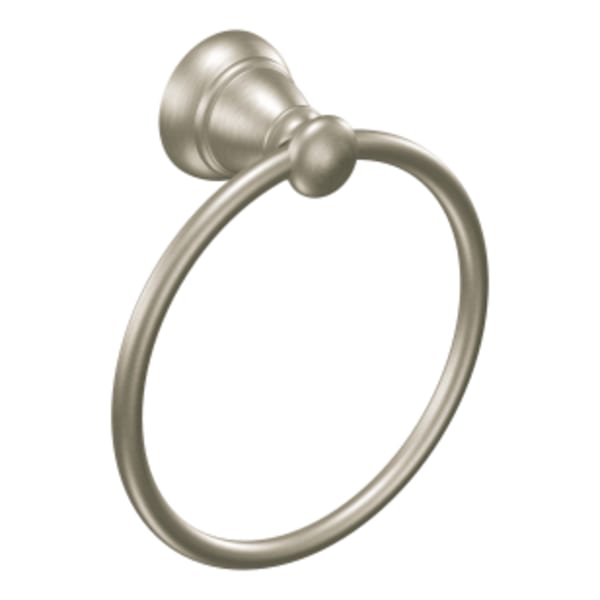 Moen Banbury Towel Ring in Spot Resist Brushed Nickel