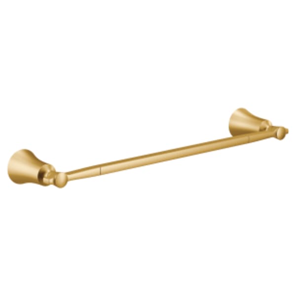 Moen Flara 24 in. Towel Bar in Brushed Gold