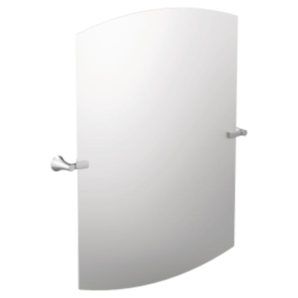 Moen Flara 37.75 in. x 30.5 in. Frameless Pivoting Wall Mirror in Chrome
