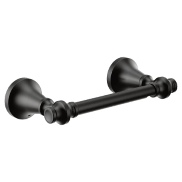 Moen Colinet Traditional Pivoting Toilet Paper Holder in Matte Black