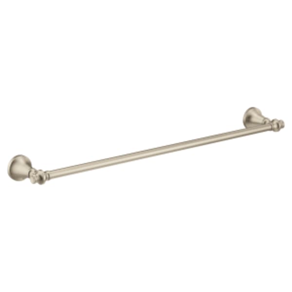 Moen Colinet Traditional 24-Inch Single Towel Bar in Brushed Nickel