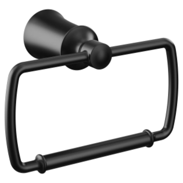 Moen Dartmoor Matte black towel ring