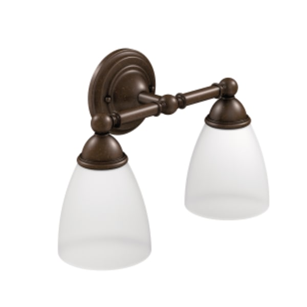 Moen Brantford 2-Light Oil Rubbed Bronze Bath Light