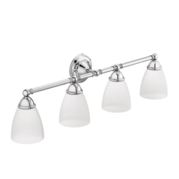 Moen Brantford 4-Light Chrome Bath Light