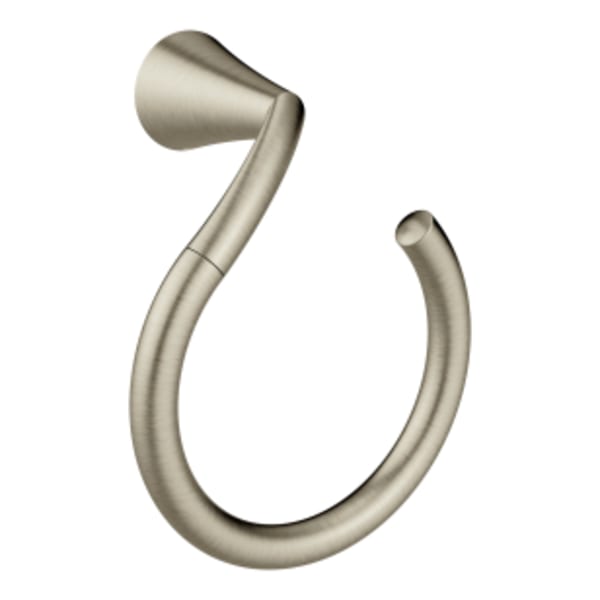 Moen Glyde Towel Ring in Brushed Nickel