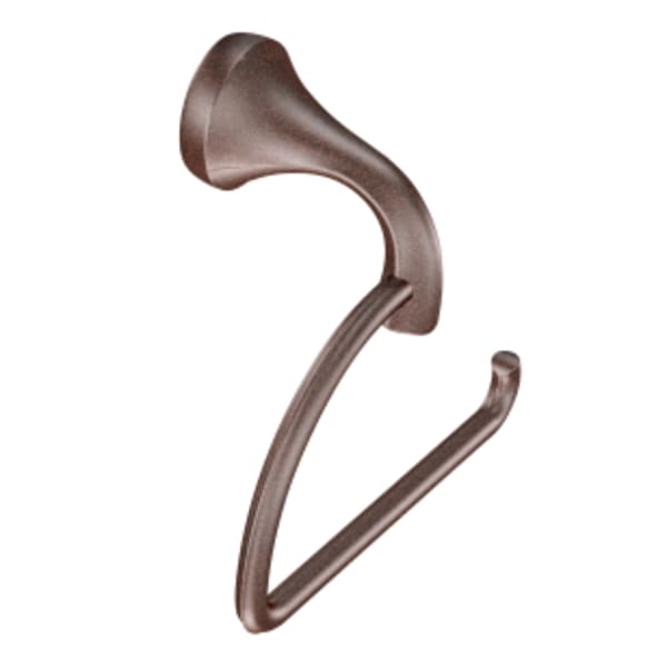 Moen Eva European Single Post Toilet Paper Holder in Oil Rubbed Bronze