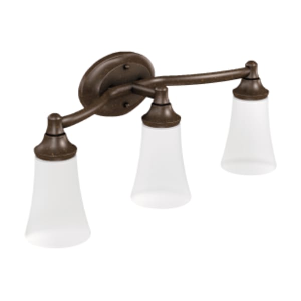 Moen Eva 3-Light Oil Rubbed Bronze Bath Light