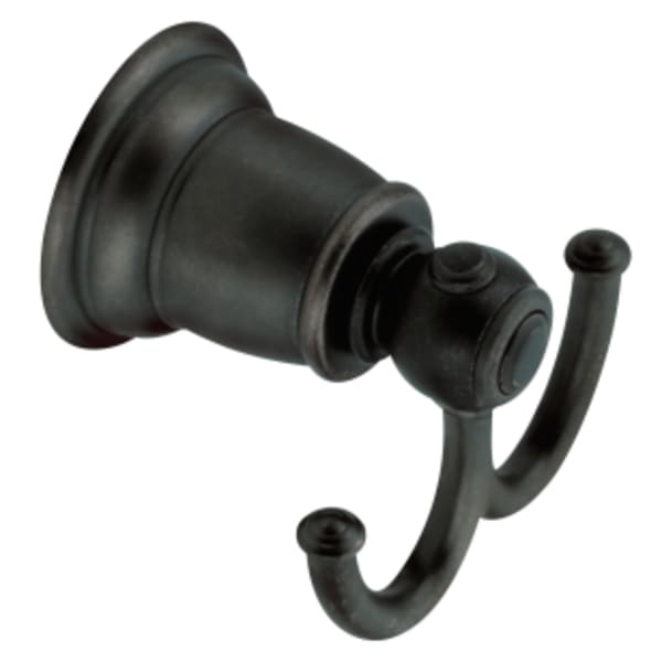 Moen Kingsley Double Robe Hook in Wrought Iron