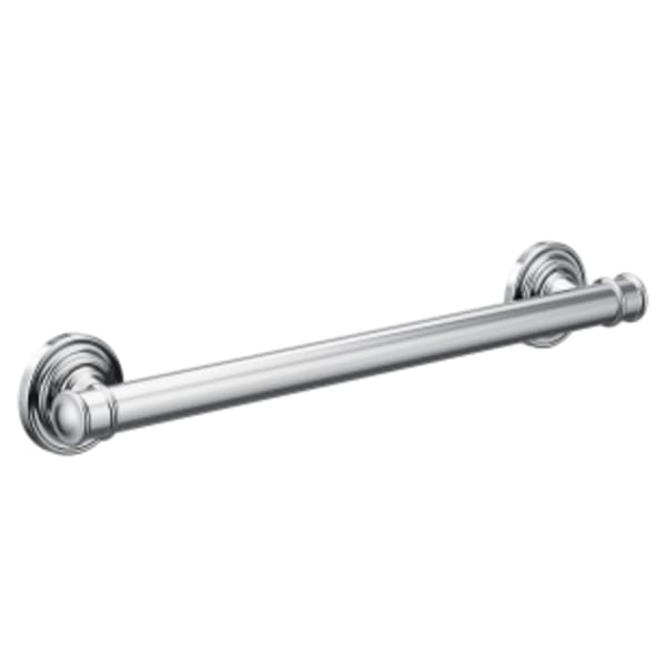 Moen Belfield 24 in. Concealed Screw Grab Bar in Chrome