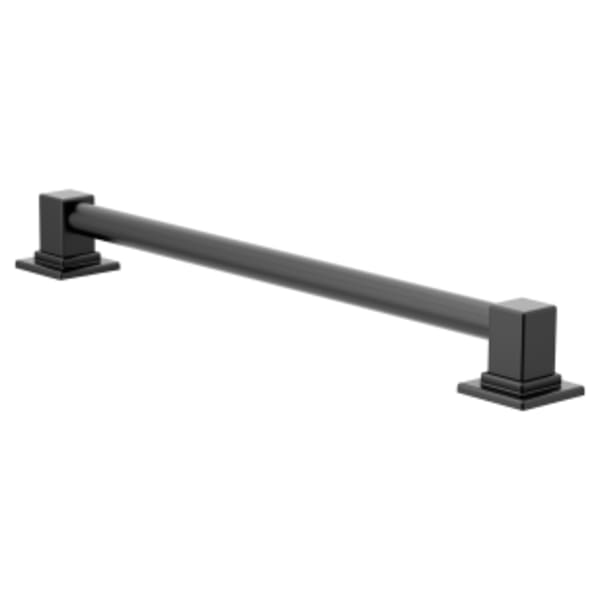 Moen 90 Degree Matte black 24" designer grab bar