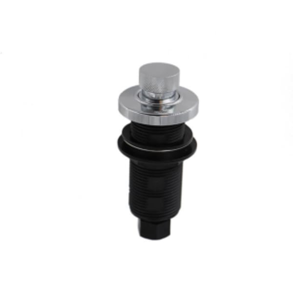 Round Replacement Deluxe Knurled Raised Waste Disposer Air Switch Button - Pewter