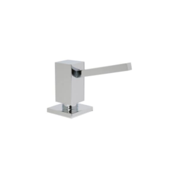 Soap/Lotion Dispenser - Contemporary Square - Polished Nickel