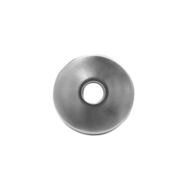 Flat Sure Grip Brass Flange - Low Pattern - Use with 5/8" O.D. - Brushed Stainless