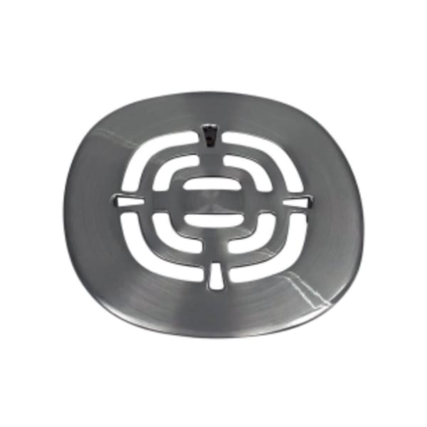4-1/2" Round Shower Grid - Fiat Shower Drains - Brushed Nickel