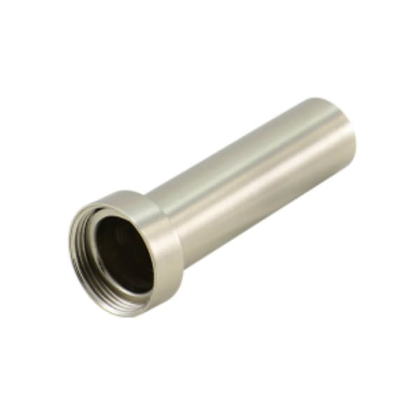 European Slip Joint Tailpiece Extension Tube for Lavatory Drains - Unlacquered Brass