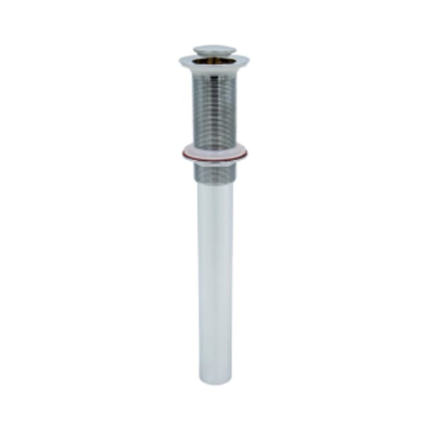 EZ-CLICK™ Soft Touch Round Lavatory Drain - without Overflow - Satin Chrome