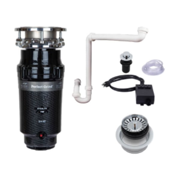 Single Bowl Deluxe Kitchen Sink Package - Matte Black