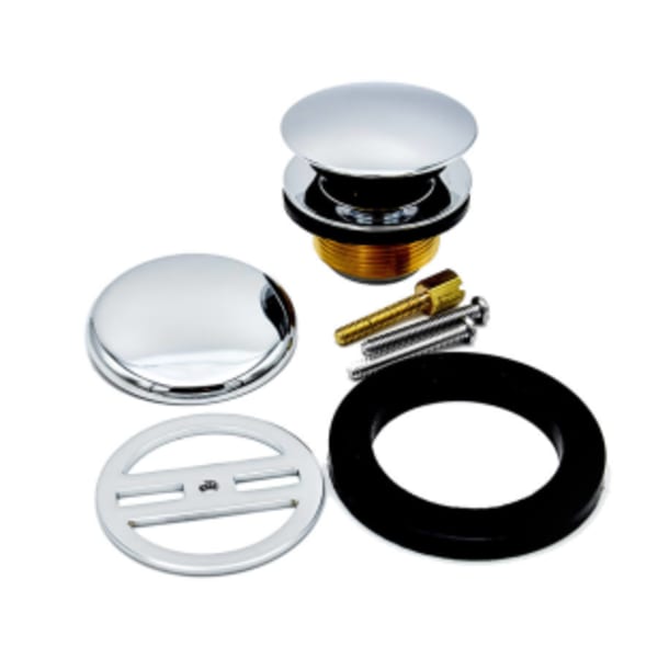 Drain Trim Kit with Deluxe EZ-Click™ - Satin Brass