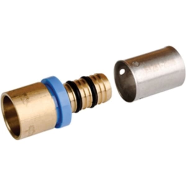 1/2 PAP to 3/4 CU - PAP - Press Sweat Adapter DZR