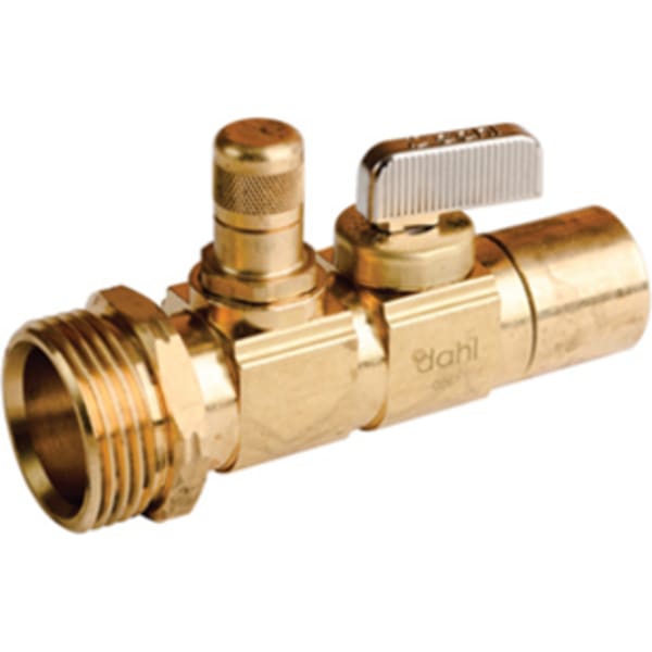 3/4 CU to EK 25 - Mini Ball Valve w/ Balancing