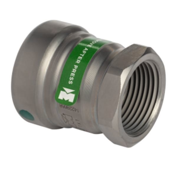 3/4" Carbon Steel Press Fittings - Mechanical - Female Adapter P x FPT