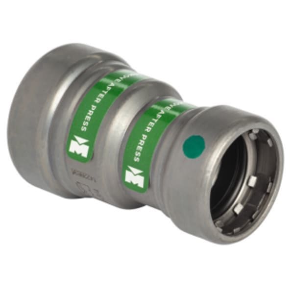 1" x 1/2" Carbon Steel Press Fittings - Mechanical - Coupling P x P