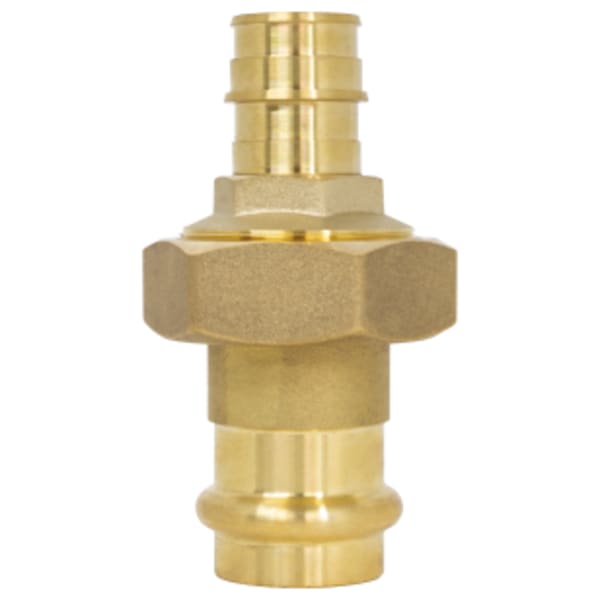 1" Press x F1960 PEX Union Forged DZR Lead-Free Brass Union