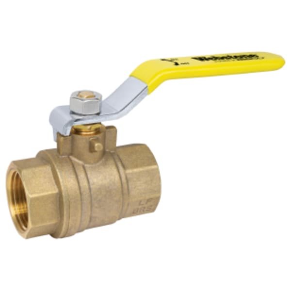1" FPT Full Port Forged Lead-Free Brass Ball Valve, w/ Adjustable Packing Gland