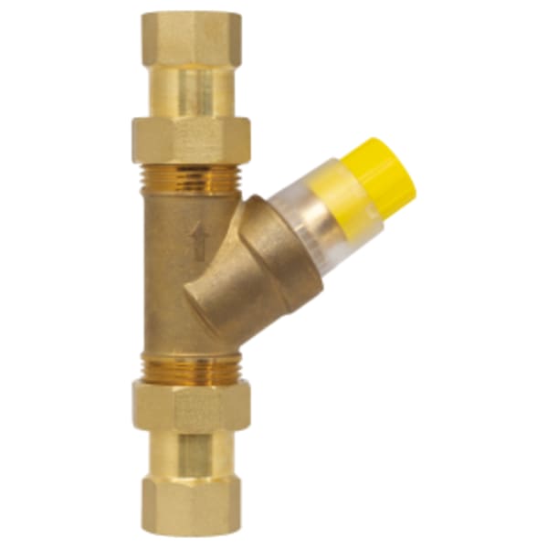 3/4" FPT Forged Brass Differential Pressure By-Pass Valve, Opening Differential Pressure Setting Adjustable from 1.5 to 9 PSI, 9 GPM Max