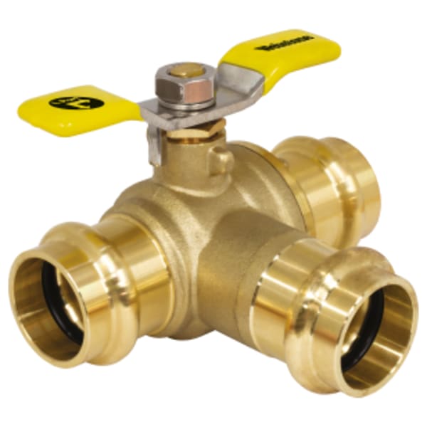 3/4" Press L-Port Ball Valve