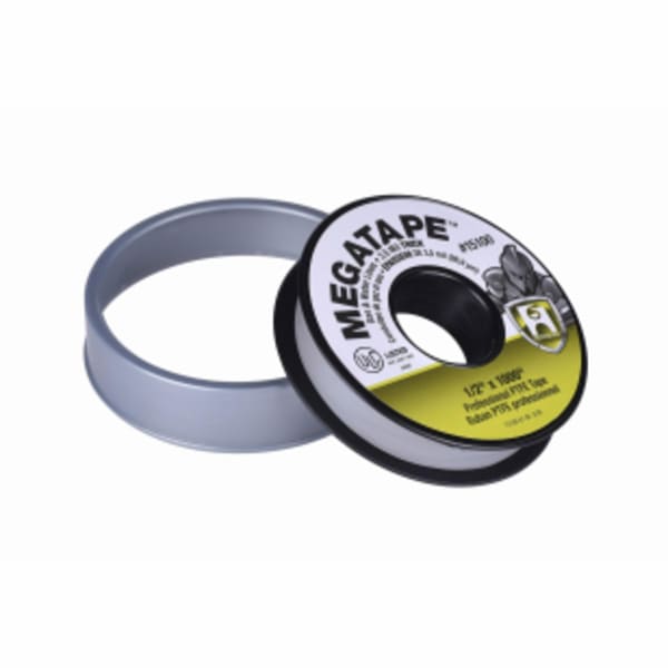 Hercules® Megatape 1/2 in. x 1000 in. Gray PTFE Tape