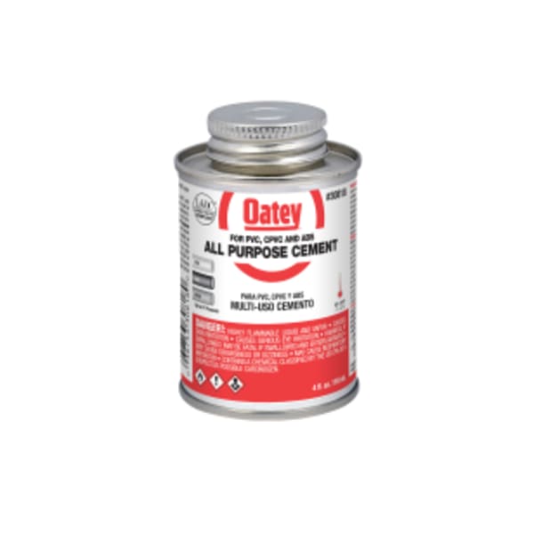Oatey® 4 oz. All-Purpose ABS, PVC and CPVC Clear Cement