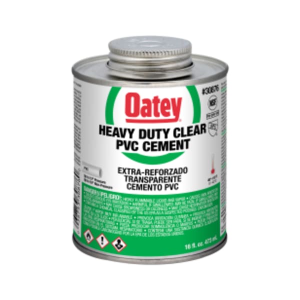Oatey® 16 oz. PVC Heavy Duty Clear Cement